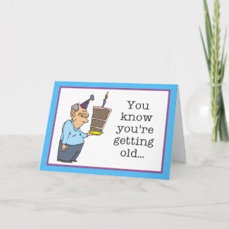 Funny Birthday Card card