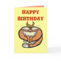 Funny birthday card