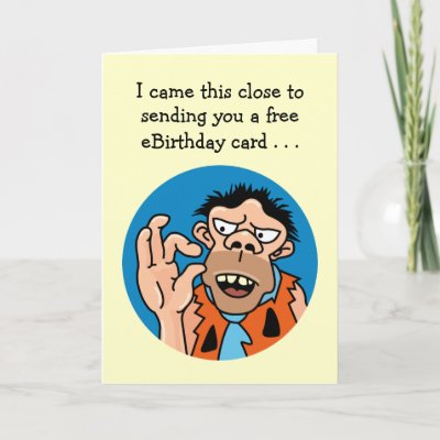 Funny Birthday Card