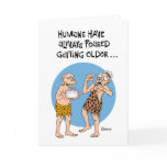 Funny Birthday Card: Ageing