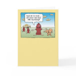Funny birthday card: Alien and Dog