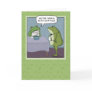 Funny birthday card: Disappointed frog