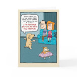 Funny birthday card: Dog Rules