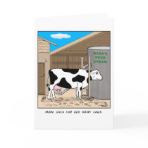 Funny Birthday Card For Dairy Farmers