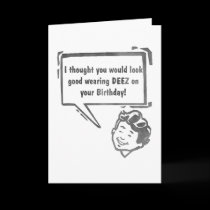 Funny Birthday Card for Her