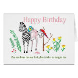 Funny birthday card for her. cards