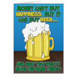 Funny Birthday Card for man - Beer! cards