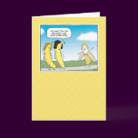 Funny birthday card: Go Bananas!