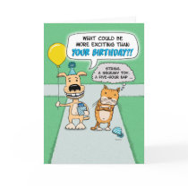 Funny birthday card: Grumpy Cat