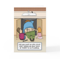 Funny birthday card: Joe the Plumber by chuckink Funny birthday card: Joe the Plumber