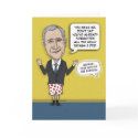 Funny birthday card: Missing Bush