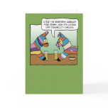 Funny birthday card: Pinata on disability