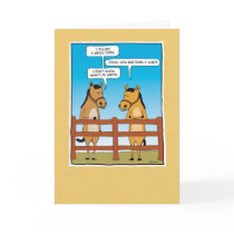 Funny birthday card: Pulled Groin