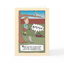 Funny birthday card: Squirrel Nuts by chuckink Funny birthday card: Squirrel Nuts