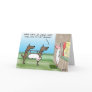 Funny Birthday Card With  Wolves and a Dead Sheep