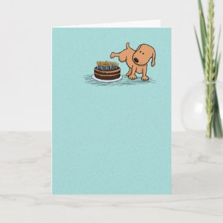 Funny birthday card: Years Whiz By card