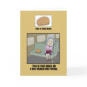 Funny birthday card: Your Brain