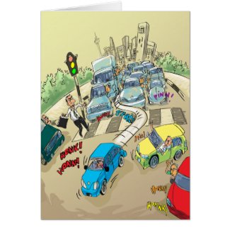 Funny Birthday Cards - Bad Driver