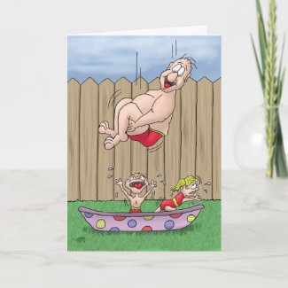 Funny Birthday Cards: Big Splash card