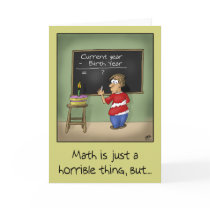 Funny Birthday Cards: Birthday Math by nopolymon Funny Birthday Cards: Birthday Math