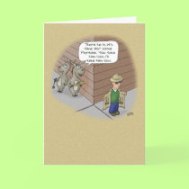 Funny Birthday Cards: Birthday Tail Payback