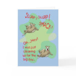 Funny Birthday Cards: Dog Smack