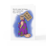 Funny Birthday Cards: Gravity Sucks