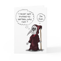 Funny Birthday Cards: Grim Thoughts