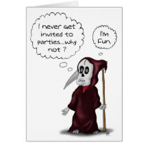 Funny Birthday Cards: Grim Thoughts