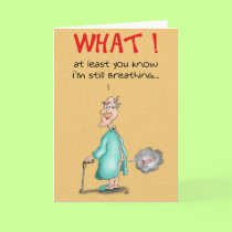 Funny Birthday Cards: Old Fart