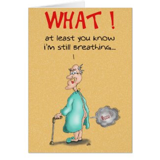 Funny Birthday Cards: Old Fart