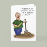 Funny Birthday Cards: Older than Dirt