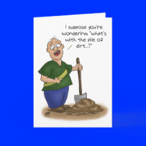 Funny Birthday Cards: Older than Dirt