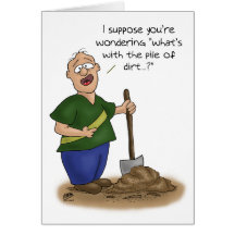 Funny Birthday Cards: Older than Dirt