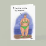 Funny Birthday Cards: One hottie to another