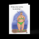 Funny Birthday Cards: One hottie to another