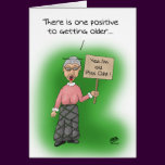 Funny Birthday Cards: One Positive to Age