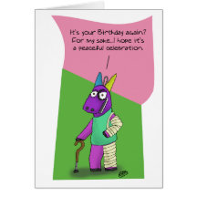 Funny Birthday Cards: Pinata Abuse