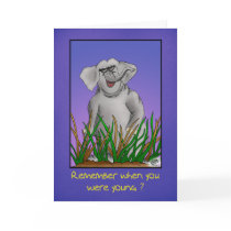 Funny Birthday Cards: Remember when?