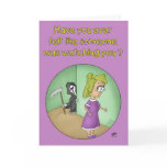 Funny Birthday Cards: Someones Watching You