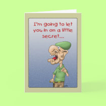 Funny Birthday Cards: The Secret