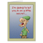 Funny Birthday Cards: The Secret