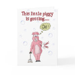 Funny Birthday Cards: This little piggy