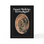 Funny Birthday Ex-Husband , Bison, Buffalo Animals Greeting Cards