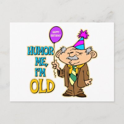 Funny Birthday Gift postcards