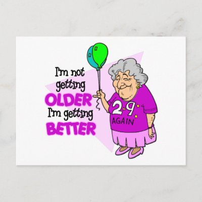 Funny Birthday Gift postcards