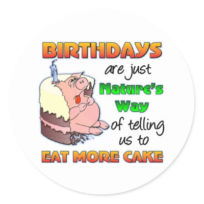 Funny Birthday Gift stickers