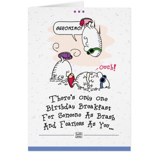 Funny Birthday Greeting Card Zazzle