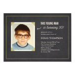 Funny Birthday Invitations with an Old Photo