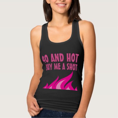 Funny Birthday party black tank top for women